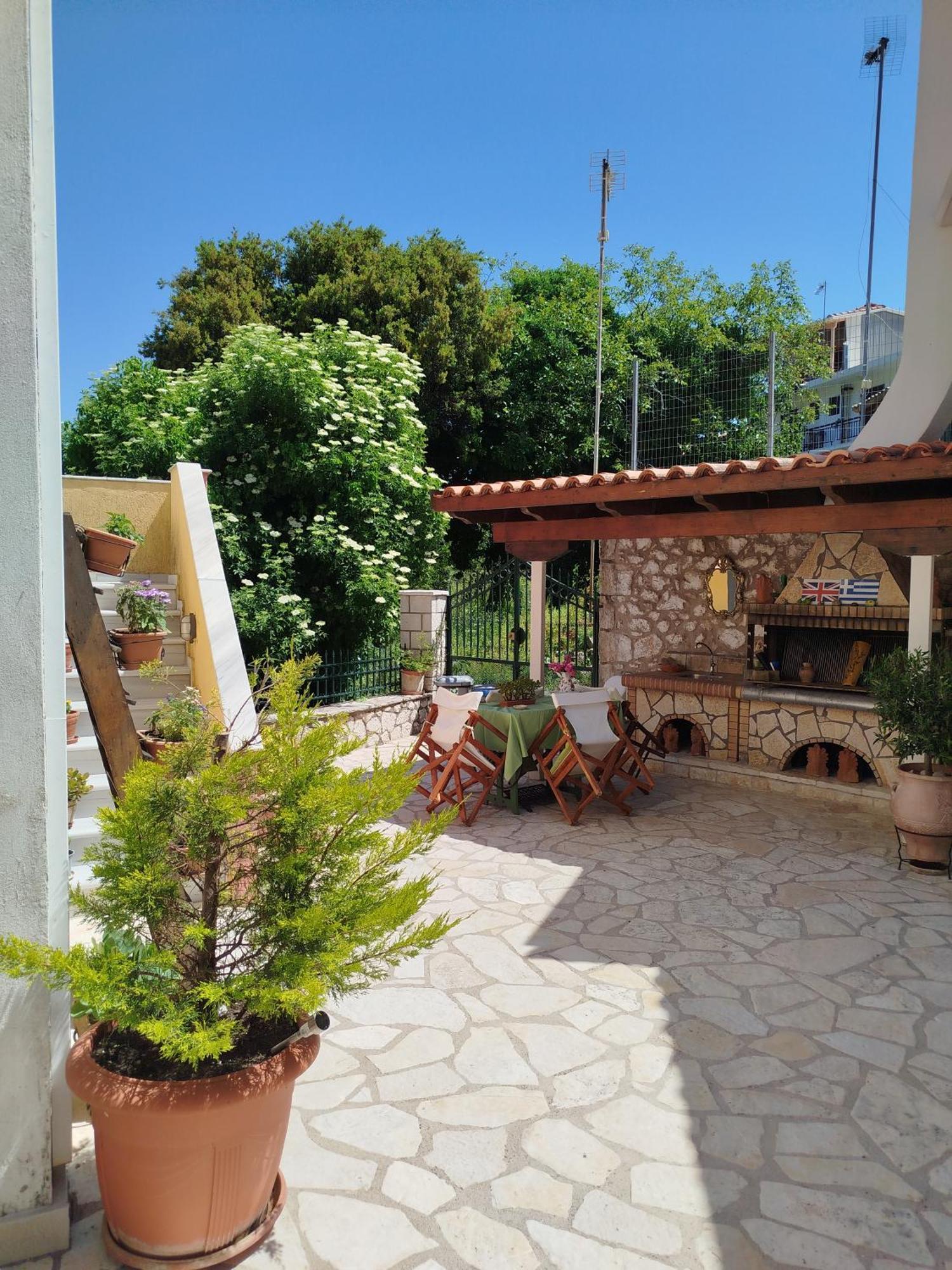 La Casa Di Bella A Tradional Stone House With Barbecue Villa Kariá Eksteriør bilde